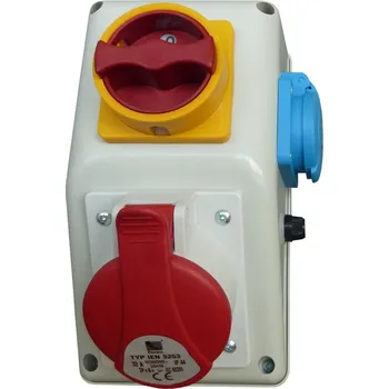 Elektrická zásuvka Zástrčka napájecí 0-1 PIN 4 32A