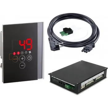 SET Saunová regulace, řídící jednotky Pro D INFRA, černá + Doprava zdarma