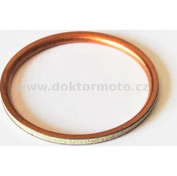 Výfuk pro motocykl Těsnění kolena výfuku (Jawa 250,350/ ETZ250) měď