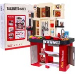 Mamido Dětská interaktivní kuchyňka s příslušenstvím červená