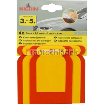 Malířská špachtle NIGRIN Špachtle na opravu karosérie 4 velikosti