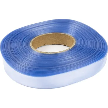 Stavební fólie Transparentní smršťovací PVC fólie 2:1 šíře 25mm, průměr 15mm