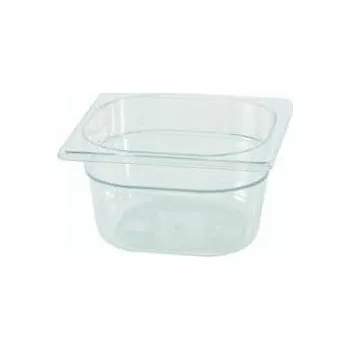 Průsvitná krytina Gastronádoba polykarbonátová GN 1/6 176 x 162 mm, hloubka: 200 mm M2-16200 Sleva 14Kč