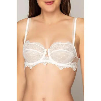 Souprava dámského spodního prádla Podprsenka bardotka LISE CHARMEL (ACG3032-09), Velikost 70D, Barva smetanová