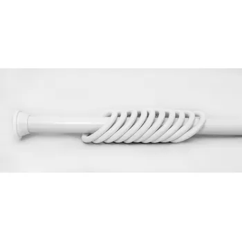 Tyč na sprchový závěs wela ROZPĚRNÁ TYČ SLIM 19 mm BÍLÁ Délka: 45 - 65 cm