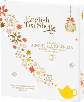 Čaj English Tea Shop ETS24 bílý adventní kalendář 24 x 2 g