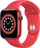 Apple Watch Series 6 44 mm, červený hliník s červeným sportovním řemínkem