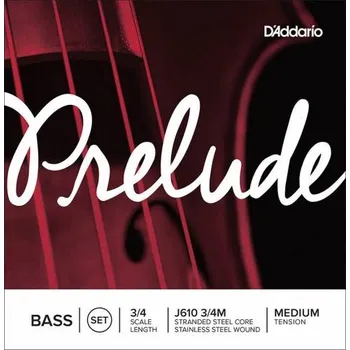 Strunný nástroj D´addario Bowed Prelude Bass J610 3/4M