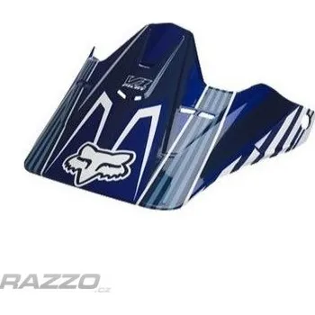 Auto-moto Náhradní kšilt helmy FOX V1 Race Blue 09-10 Visor