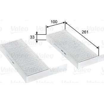 Kabinový filtr Filtr vzduchu v interiéru VALEO 715808