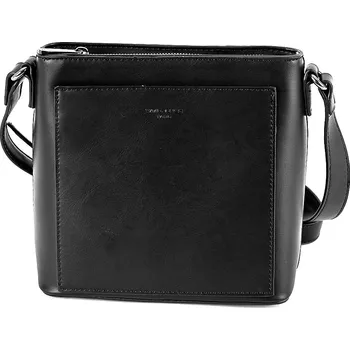 Kabelka Dámská pevná crossbody kabelka David Jones CM5860 černá | KabelkyproVas.czeproV