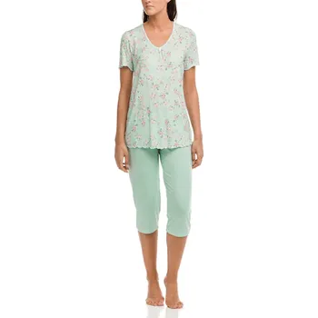 Dámská noční košile Dámské pyžamo 12251-510 zelená - Vamp zelená S