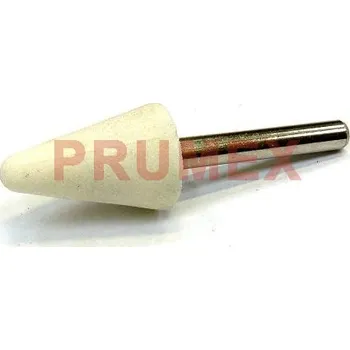 Brusný kotouč Brousící tělísko kuželové zaoblené se stopkou, BRUSIVO, 436182 /32551 4035.0015/ - T52 - 40x40-6x40