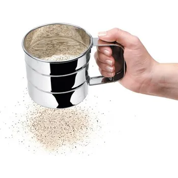 Cedník a síto Nerezové sítko na mouku EXTRA GOURMET - Carlo Giannini (EXTRA GOURMET sítko na mouku, nerez - Carlo Giannini)