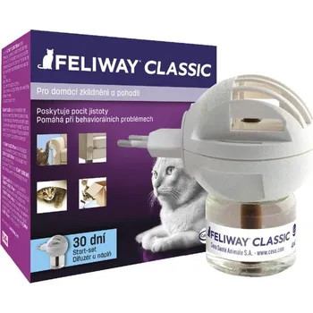 Pomůcka pro výcvik zvířete FELIWAY Calssic difuzér + lahvička s náplní 48 ml