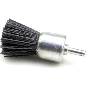 Brusný kotouč Daitex s.r.o. Brusný nylonový kartáč na drásání dřeva do vrtačky 25mm P120