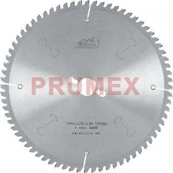 Pilový kotouč Pilový kotouč s SK pro řezání neželezných kovů a plastů, negativní úhel čela, 225387-13, 250x3,2x30