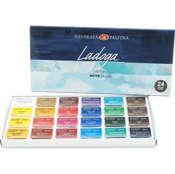 Vodová barva Nevskaya Palitra Ladoga 24 barev
