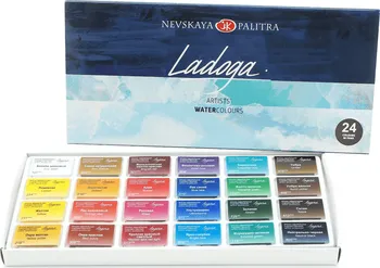 Vodová barva Nevskaya Palitra Ladoga 24 barev