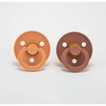 Dětské zboží Bibs dudlíky z přírodního kaučuku 2 ks noční vel. 2