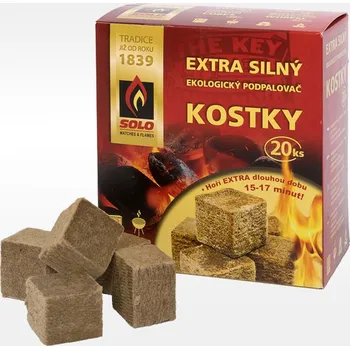 Podpalovač SOLO Extra silný podpalovač kostky 20 ks