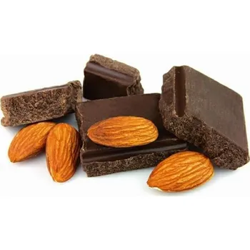 Obraz DIMEX | Obraz na skle | Čokoláda s mandlemi GL-45-018 | 45 x 30 cm + Skleněný fotoobraz na stěnu české výroby DIMEX - GL-45-018 Čokoláda s mandlemi, v rozměru 45 x 30 cm