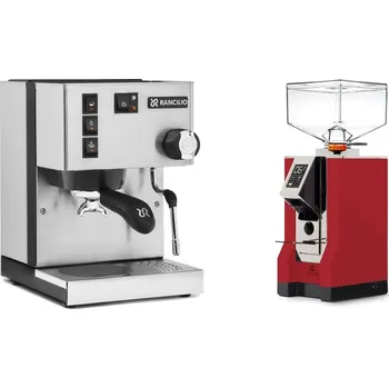 Kávovar Rancilio Silvia E + Eureka Mignon Perfetto, CR ferrari red