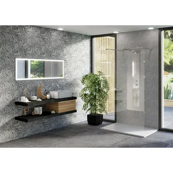 Luna A Foglie Antracite - obkládačka 25x75 šedá mat Luna A Foglie Antracite 25x75