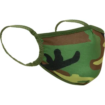 ROTHCO Rouška 3vrstvá WOODLAND velikost: S-M