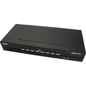 KVM přepínač Aten KVM přepínač (USB + PS/2, DP, Audio) 8:1, DP, USB (CAC), zabezpečený PSS PP v3.0 (CS1188DP) - 14.01.7048