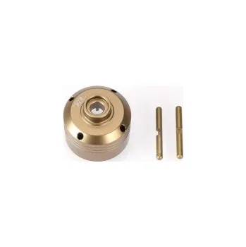 RC vybavení B74: Hliníkový domek diferenciálu přední/zadní (1 ks)