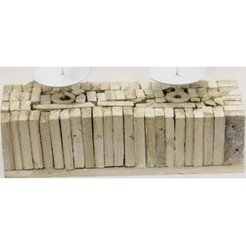 Věnec Svícen dřívka 2 svíčky