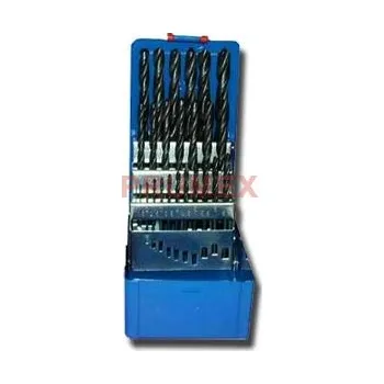 Vrták Sada vrtáků DIN 338RN HSSCo 1-13 mm (po 0,5mm) 25ks v plechové krabičce, STIMZET