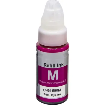 Canon GI-590 M červený - kompatibilní inkoust pro tiskárny Canon Pixma G 1500, G 2500, G 3500, G4500.