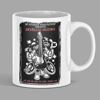 Hrnek Mí sousedé poslouchají