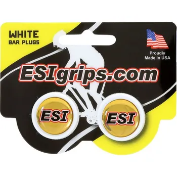 grip Záslepky – koncovky řídítek ESI Grips – bílá BP1WT