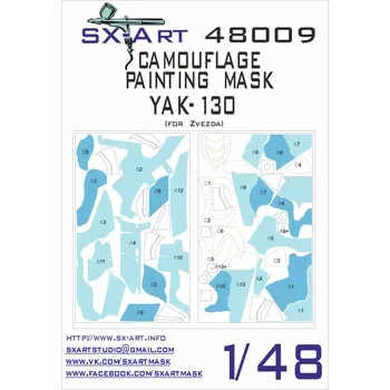 Plastikový model SX-ART 1/48 Yak-130 Camouflage Painting Mask (ZVE)