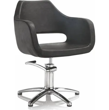 Křeslo Xanitalia Křeslo HAIR REGENCY hydraulika s brzdou, koženka černá Báze: Hvězdice