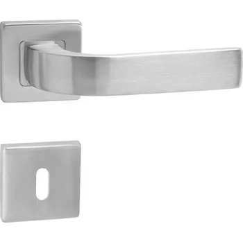 Dveřní kování Rozetová klika M&P kování MP - SUNNY - HR nerez AKCE Provedení: klika/klika + rozety BB, Povrch: BN - broušená nerez 8584138394412