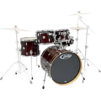 PDP by DW Concept Maple 5 Pc Shell Set Transparent Cherry Bicí sada PDP by DW Concept Maple 5 Pc Shell Set Transparent Cherry