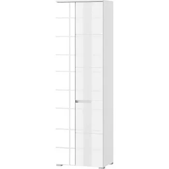 Šatní skříň LISA šatní skříň 22, bílá lesk