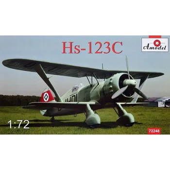 Plastikový model A model 1/72 Henschel Hs-123C
