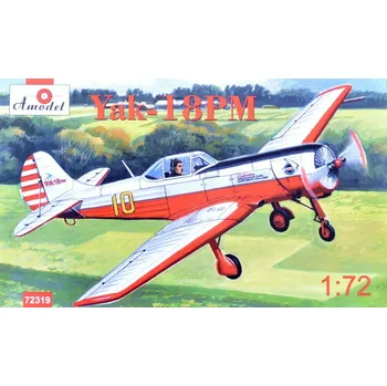 Plastikový model A model 1/72 Yak-18PM (1x camo version)