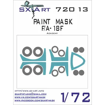 Plastikový model SX-ART 1/72 F/A-18F Painting Mask (ACAD)