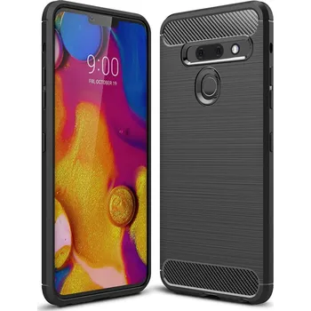 Pouzdro na mobilní telefon Pouzdro TVC Carbon pro LG G8 ThinQ Barva: Černá