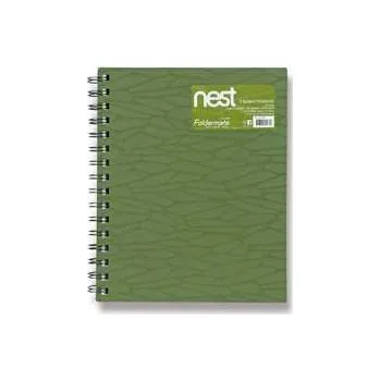 Spirálový blok FolderMate Nest olivově zelený,rychlé dodání