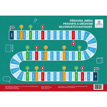 Desková hra Přídavná jména: Desková didaktická hra - Martin Staněk (2020)