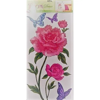 Samolepící dekorace Pokojová dekorace s PIVOŇKOU 69 x 32 cm