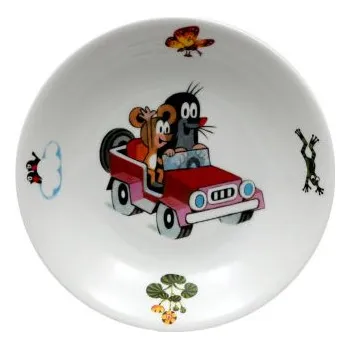 Talíř Talíř hluboký - KRTEČEK (autíčko)