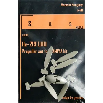 Plastikový model S.B.S model 1/48 He-219 UHU - Propeller set (TAM)